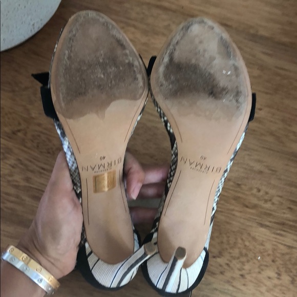 Alexandre Birman Clarita Python/Black Suede Heels - Picture 6 of 7